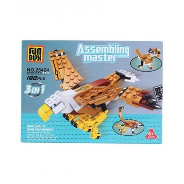 Fun Blox 3 in 1 Assembly Master 182 Pieces